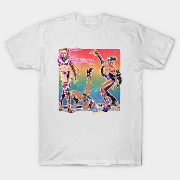Starlights Voguing T-Shirt by tallesrodrigues